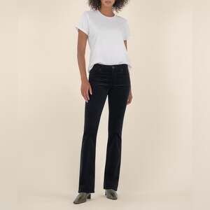 KUT from the Kloth Karen Baby Bootcut Corduroy Black Pants Jeans Size 18